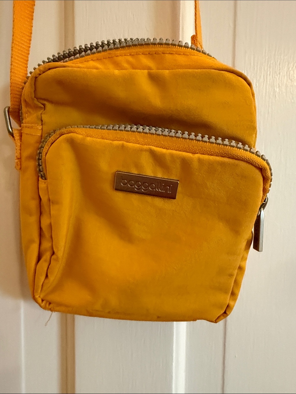 Baggallini Bright Yellow Compact Crossbody